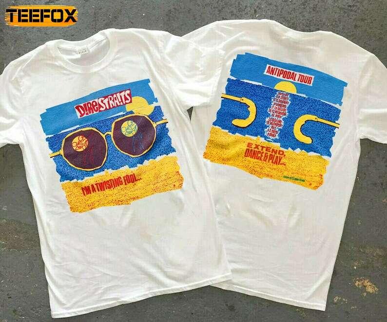 Dire Straits Antipodal Tour 1983 Short-Sleeve T-Shirt