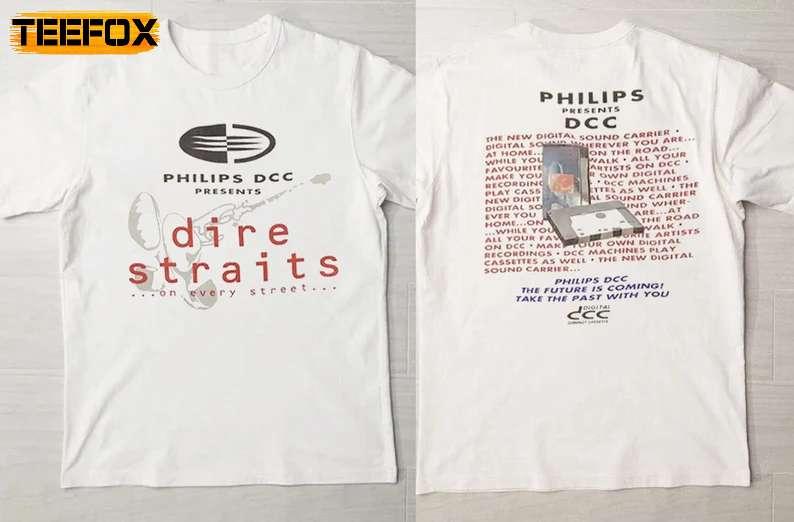 Dire Straits On Every Street Philips DCC Short-Sleeve T-Shirt