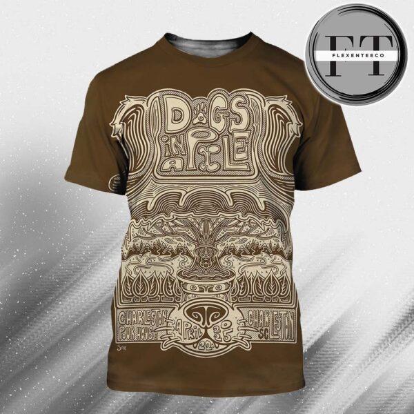 Dogs In A Pile At The Charleston Pour House Charleston SC On April 22 2025 Earth Dog All Over Print Shirt