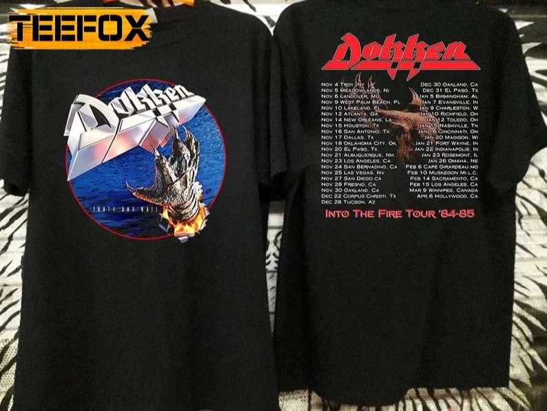 Dokken Tooth and Nail Into The Fire Tour '84-85 T-Shirt