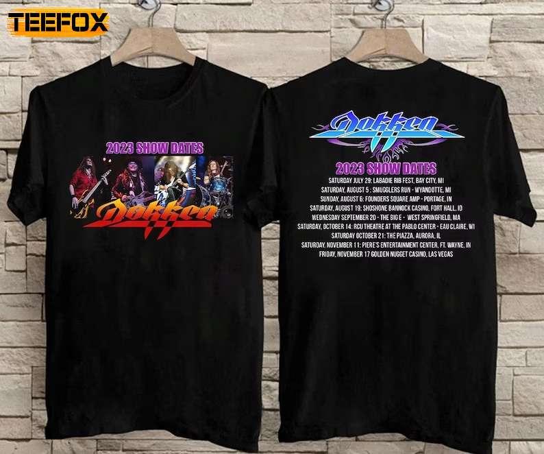Dokken Tour July 2023 Short-Sleeve T-Shirt