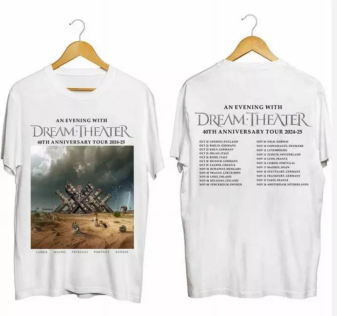 Dream Theater - 40th Anniversary Tour 2024 2025 Two Sides Unisex T-Shirt
