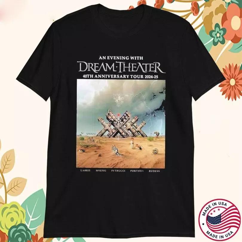 Dream Theater An Everything With 40th Tour 2024 2025 T-Shirts