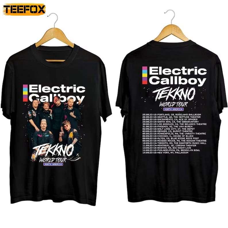 Electric Callboy TEKKNO World Tour 2023 Concert Short-Sleeve T-Shirt