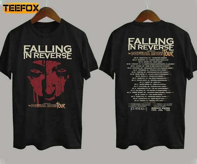 Falling In Reverse The Popular Mons Tour 2023 Concert Unisex T-Shirt