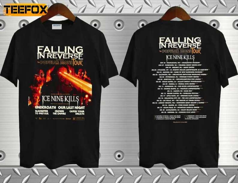 Falling In Reverse The Popular Mons Tour Concert 2023 Short-Sleeve T-Shirt