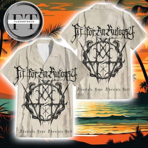 Fit For An Autopsy Absolute Hope Absolute Hell Album Cover 2025 Summer Hawaiian Shirt