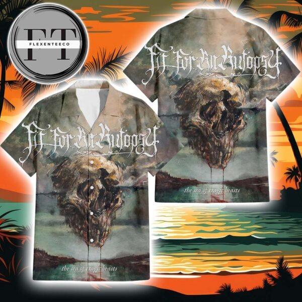 Fit For An Autopsy The Sea Of Tragic Beasts Album Cover 2025 Summer Hawaiian Shirt