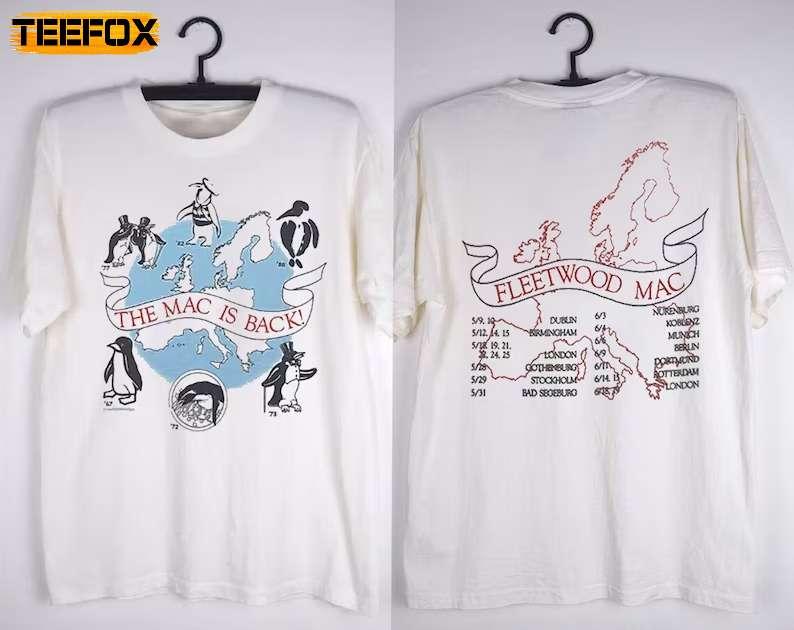 Fleetwood Mac Europe Tour Concert 1988 Short-Sleeve T-Shirt