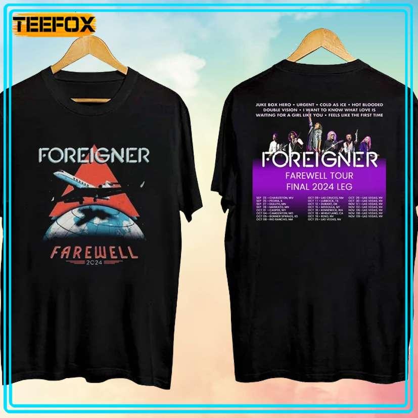 Foreigner Farewell Tour 2024 Unisex T-Shirt