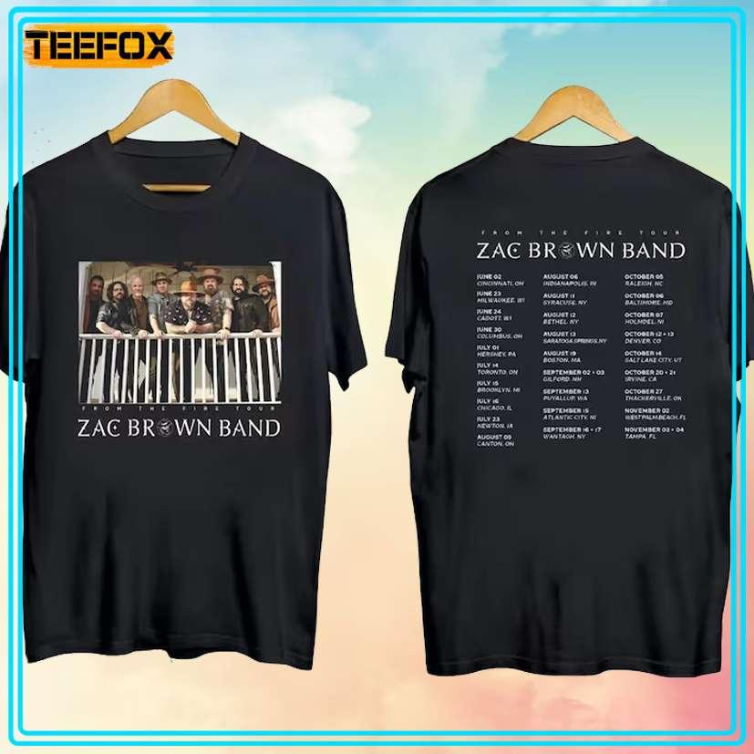 From The Fire Tour Zac Brown Band 2023 T-Shirt