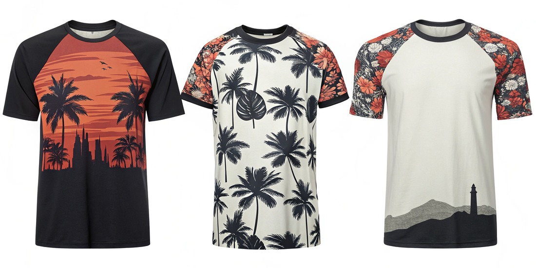 Full-Front vs Sleeve Prints Creative T-Shirt Layout Ideas