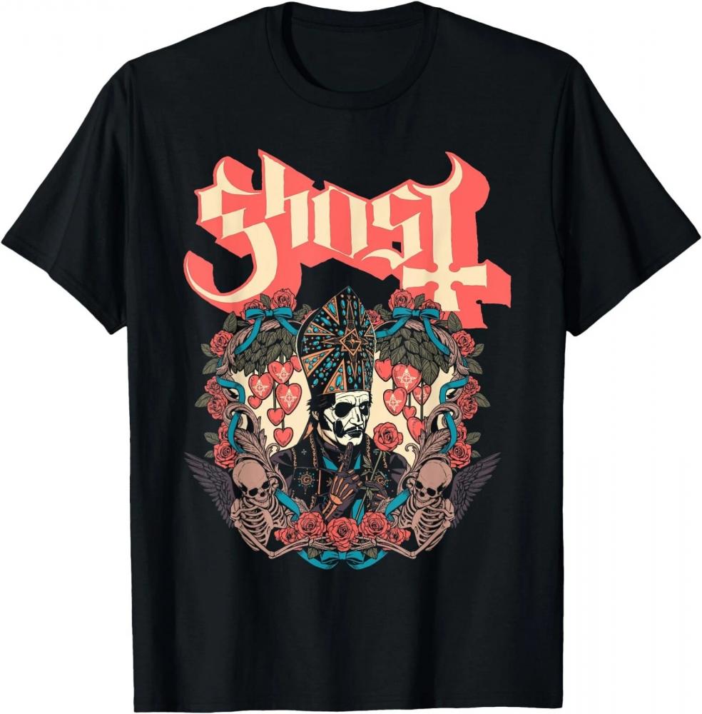 Ghost Band World Tour 2025 Tour Dates Papa Hearts T-Shirt