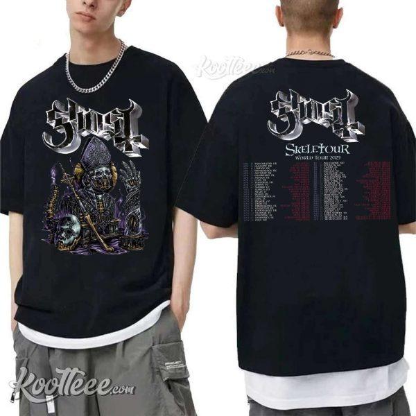 Ghost Skeletour World Tour 2025 Fan Gift T-Shirt