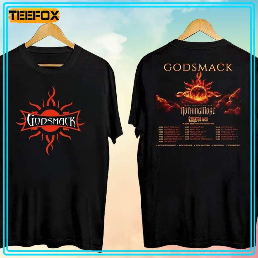 Godsmack Band Fall Tour 2024 Music Graphic T-Shirt