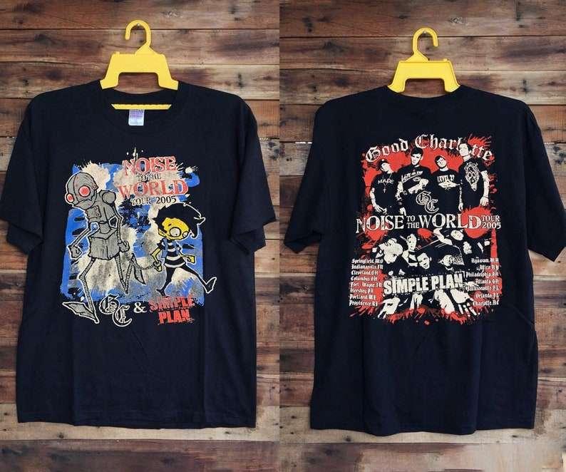Good Charlotte Simple Plan Noise To The World Tour 2005 T-Shirt