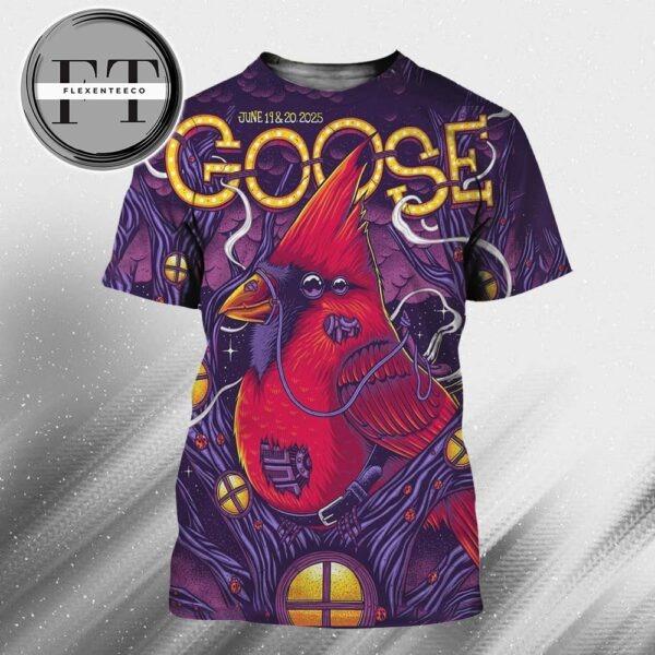 Goose The Band At Jacobs Pavilion In Cleveland OH On June 19-20 2025 All Over Print Shirt