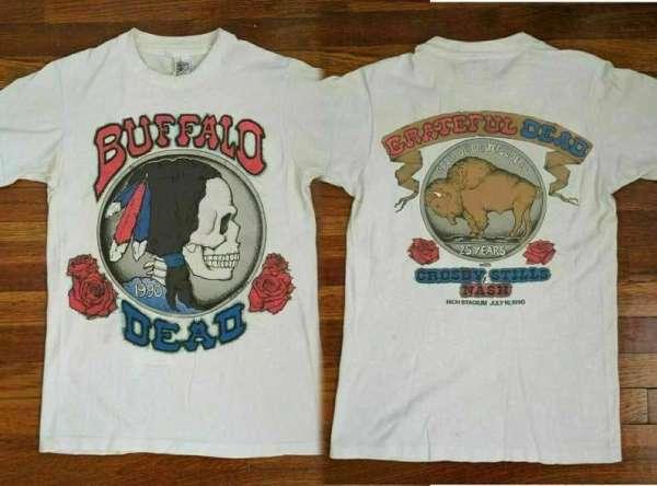 Grateful Dead 1990 Buffalo T-Shirt S-5XL