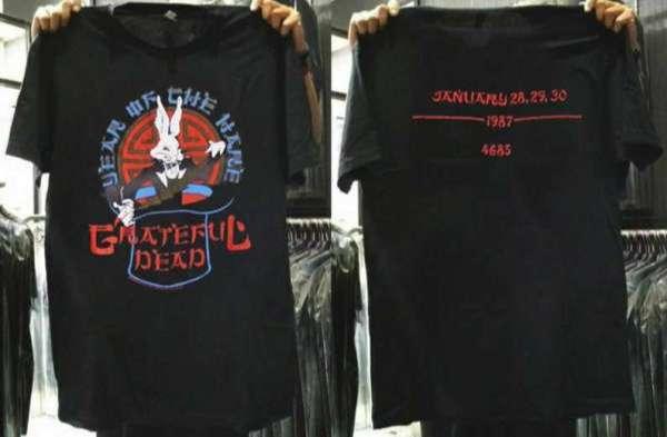Grateful Dead January 1987 Unisex Graphic T-Shirt