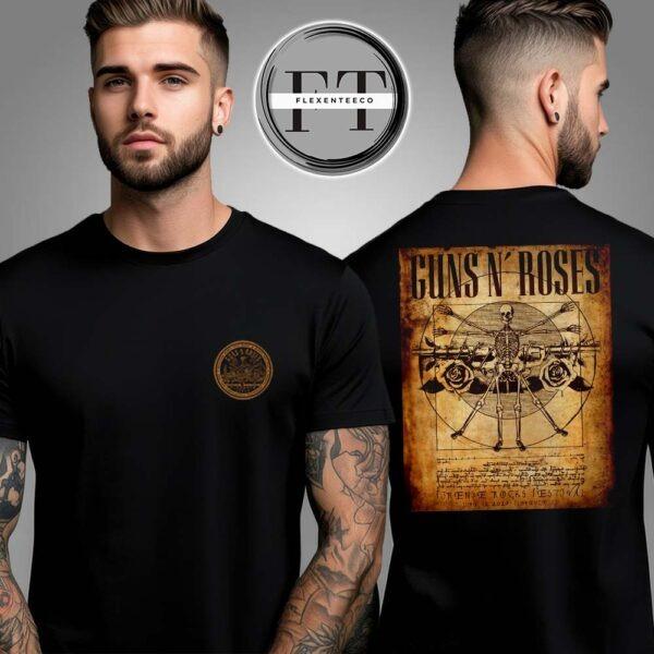 Guns N Roses Firenze Rocks Festival At Florence IT On June 12 2025 Two Sided Unisex T-Shirt