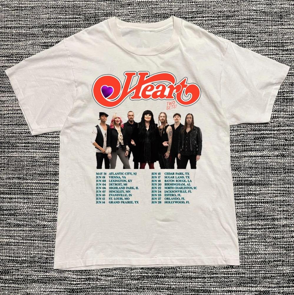 Heart Band Royal Flush Tour 2025 Concert Shirt
