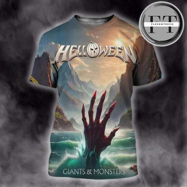 Helloween New Poster Album Giants & Monsters Released August 29th 2025 All Over Sprint Shirt