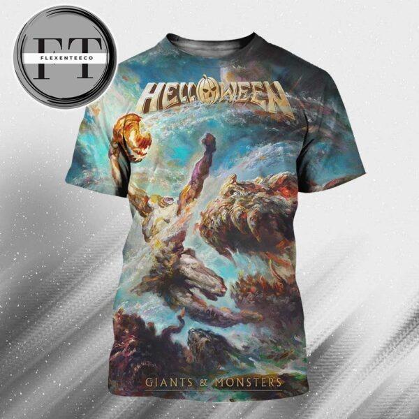 Helloween Poster Cover Album Giant & Monsters Released On August 29 2025 All Over Print Shirt