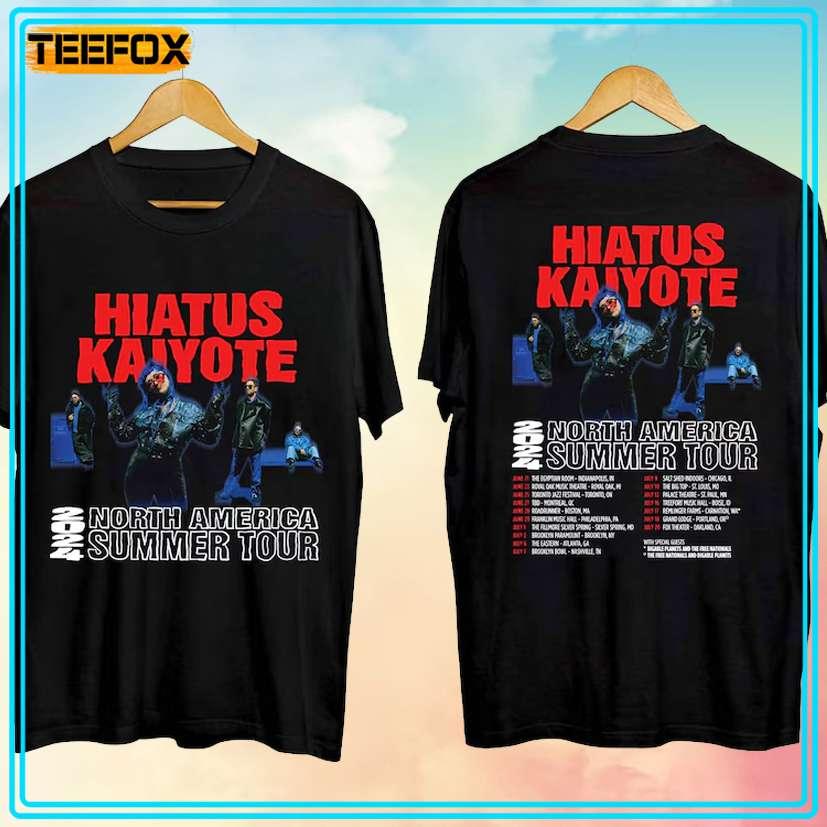 Hiatus Kaiyote Tour 2024 Concert Graphic T-Shirt