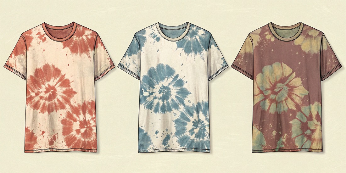 How to Get a Vintage Look Tie-Dye and Distressed T-Shirts