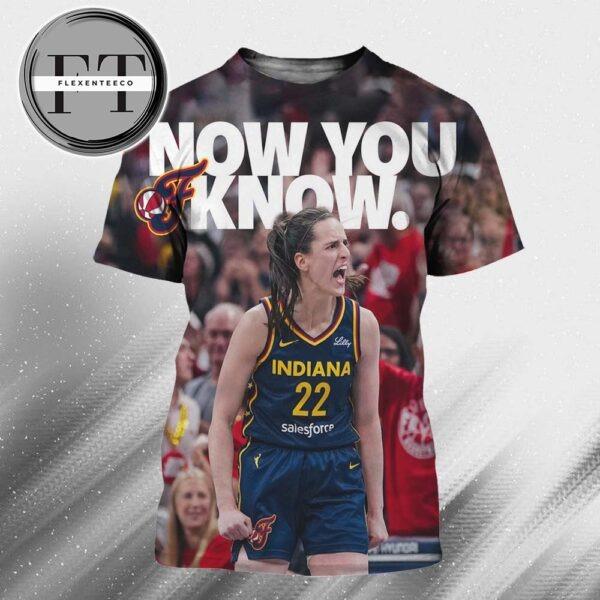 Indiana Fever Clinched Eastern Conference WNBA 2025 Now You Know All Over Print Shirt