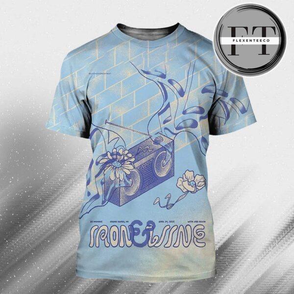 Iron & Wine At 20 Monroe In Grand Rapids MI On April 24 2025 All Over Print Shirt