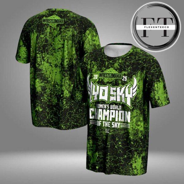 Iyo Sky ProSphere Youth WWE WrestleMania 41 Winner All Over Sprint Shirt