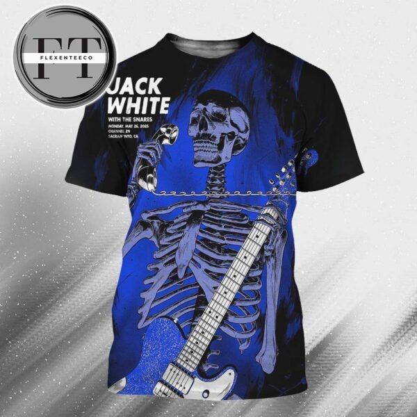 Jack White At Channel 24 In Sacramento CA On May 26 2025 All Over Print Shirt