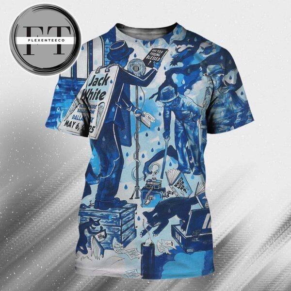 Jack White At South Side Ballroom In Dallas TX On May 6 2025 Are You Feeling Blessed All Over Print Shirt