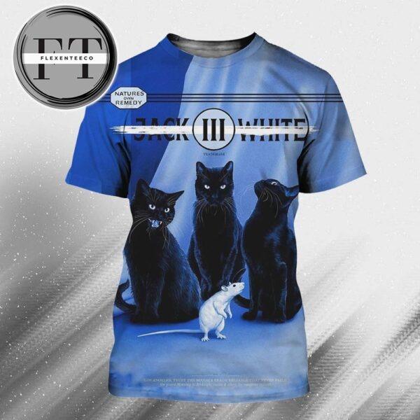 Jack White At The Hollywood Palladium In LA On May 12 2025 Natures Own Remedy All Over Print Shirt