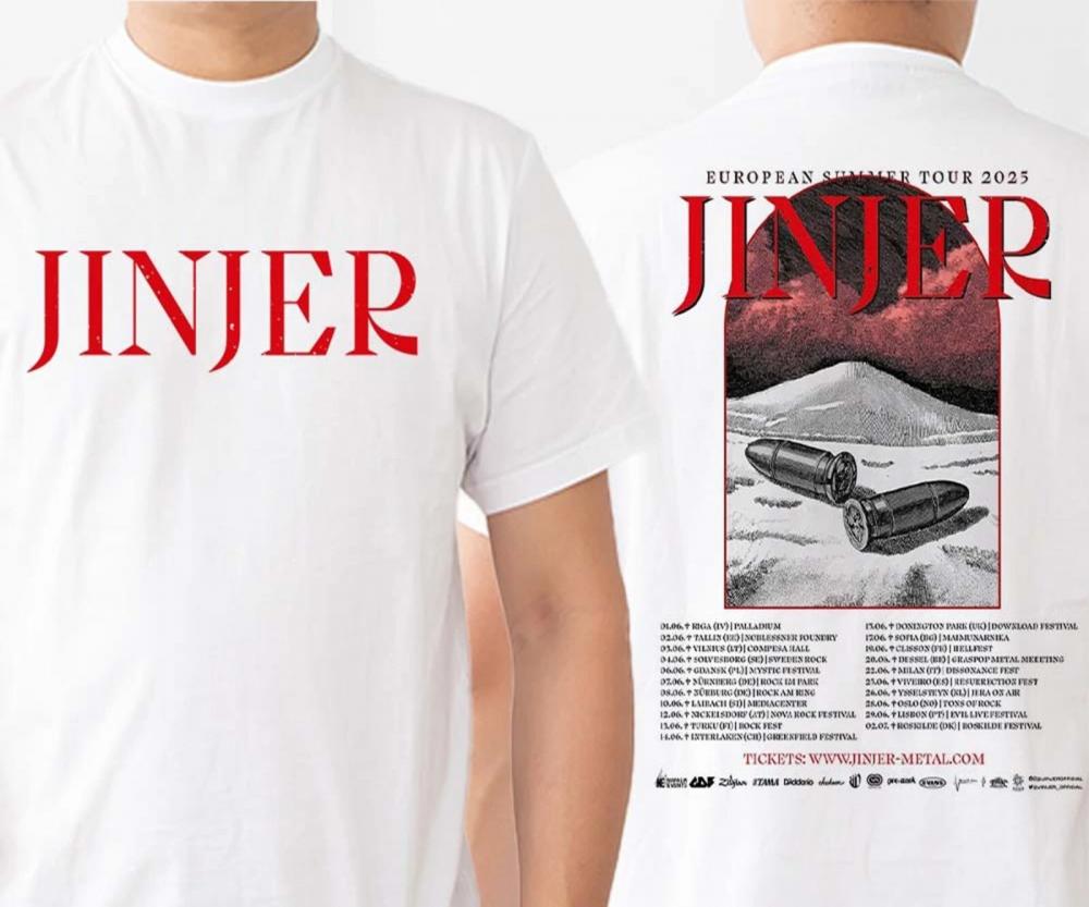 Jinjer European Summer Tour 2025 Dates List Kicks Off In Palladium T-Shirt