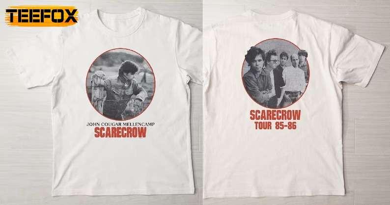 John Cougar Mellencamp Scarecrow Tour 85-86 Short-Sleeve T-Shirt