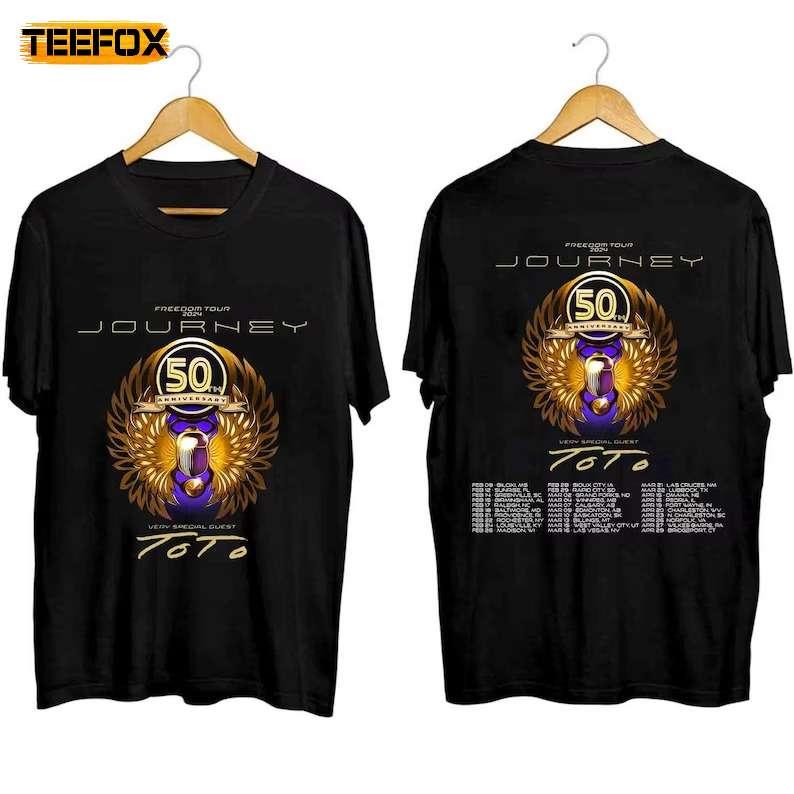 Journey Freedom Tour 2024 Adult Short Sleeve T-Shirt