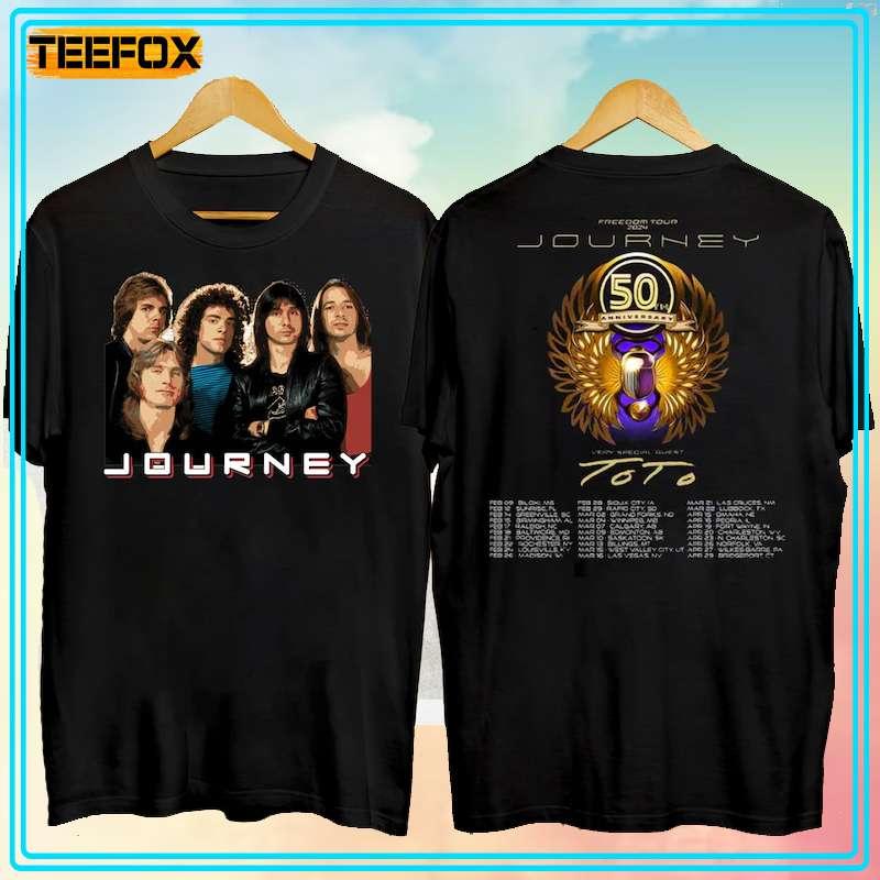 Journey Freedom Tour 2024 Journey With Toto Concert Dates 2024 T-Shirt