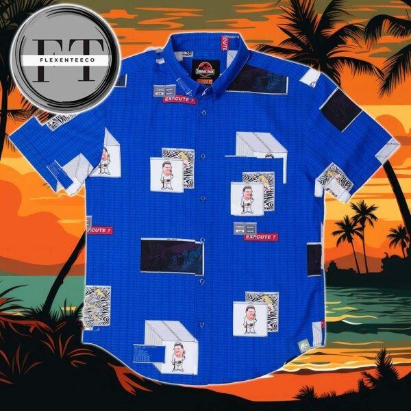 Jurassic Park The Nedry Code RSVLTS Collection 2025 Summer Hawaiian Shirt