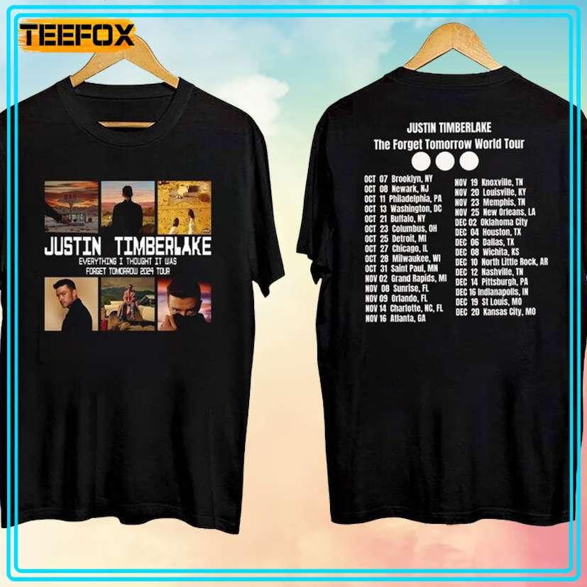 Justin Timberlake The Forget Tomorrow World Tour 2024 Unisex T-Shirt