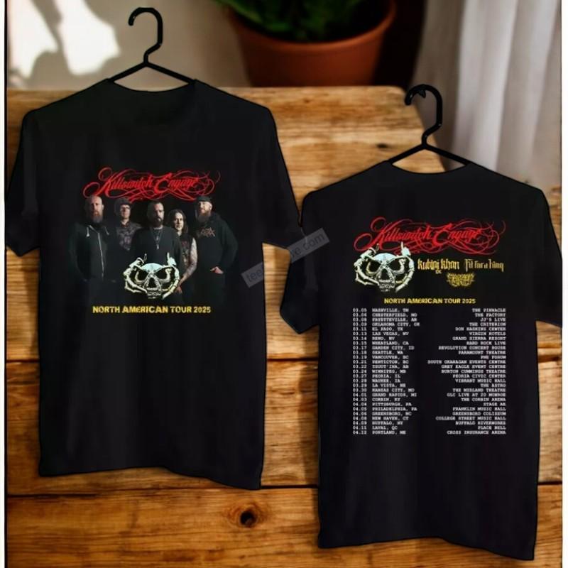 Killswitch Engage North American Tour 2025 Concert T-Shirt