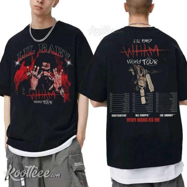 Lil Baby Wham World Tour Rap Hip Hop T-Shirt