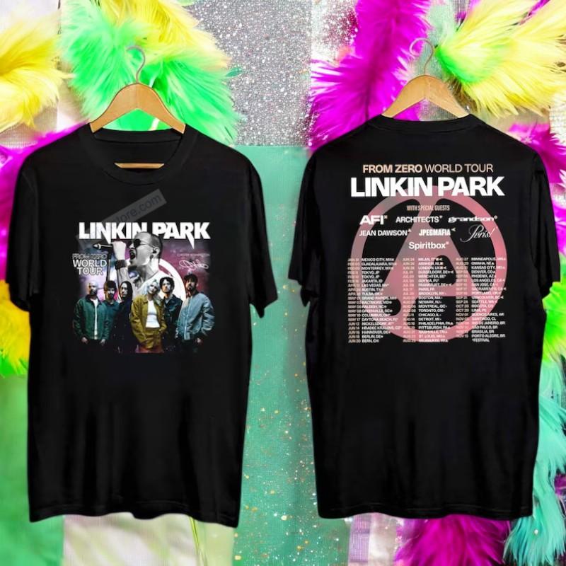 Linkin Park From Zero World Tour 2025 Concert Shirt