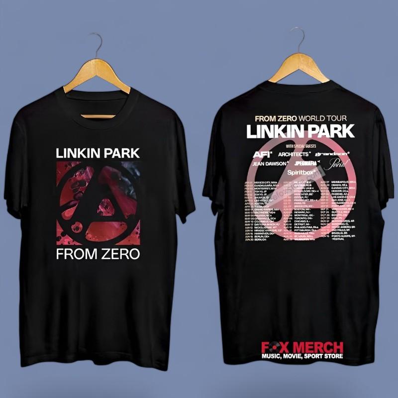 Linkin Park From Zero World Tour 2025 Music Band T-Shirts