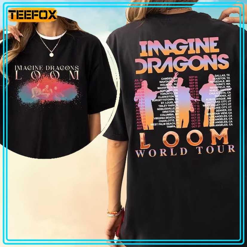 Loom World Tour 2024 Imagine Dragons Unisex T-Shirt