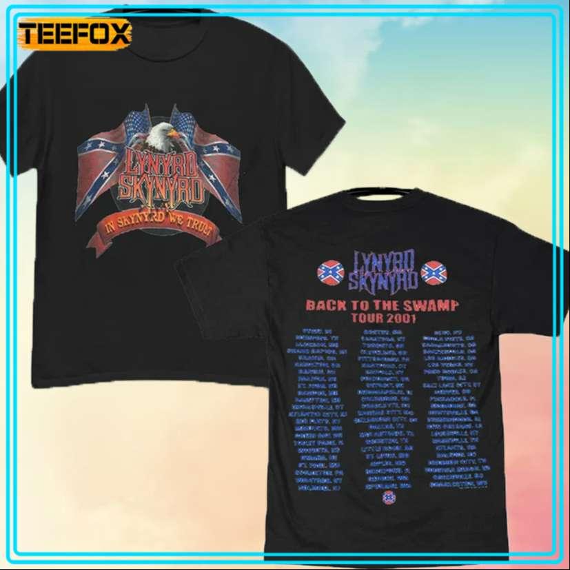 Lynyrd Skynyrd Back To The Swamp Tour 2001 Unisex T-Shirt