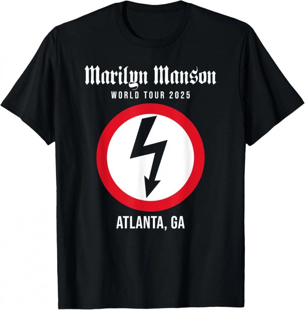 Marilyn Manson – World Tour 2025 Atlanta Vintage T-Shirt