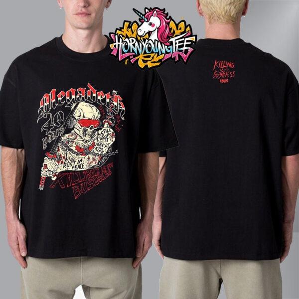 Megadeth x Half Sumo 20 Years Anniversary Merch Tee Katana Vic Killing Is My Business Unisex T-Shirt