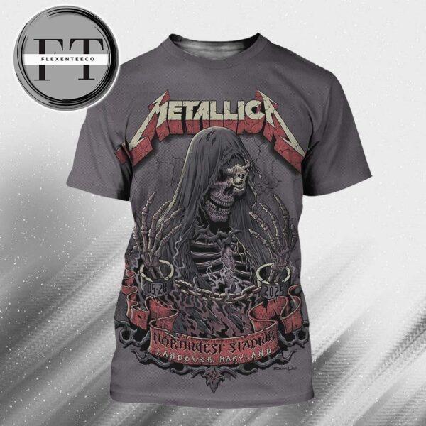 Metallica M72 Landover At Northwest Stadium Washington DC United States On May 28 2025 All Over Print Shirt